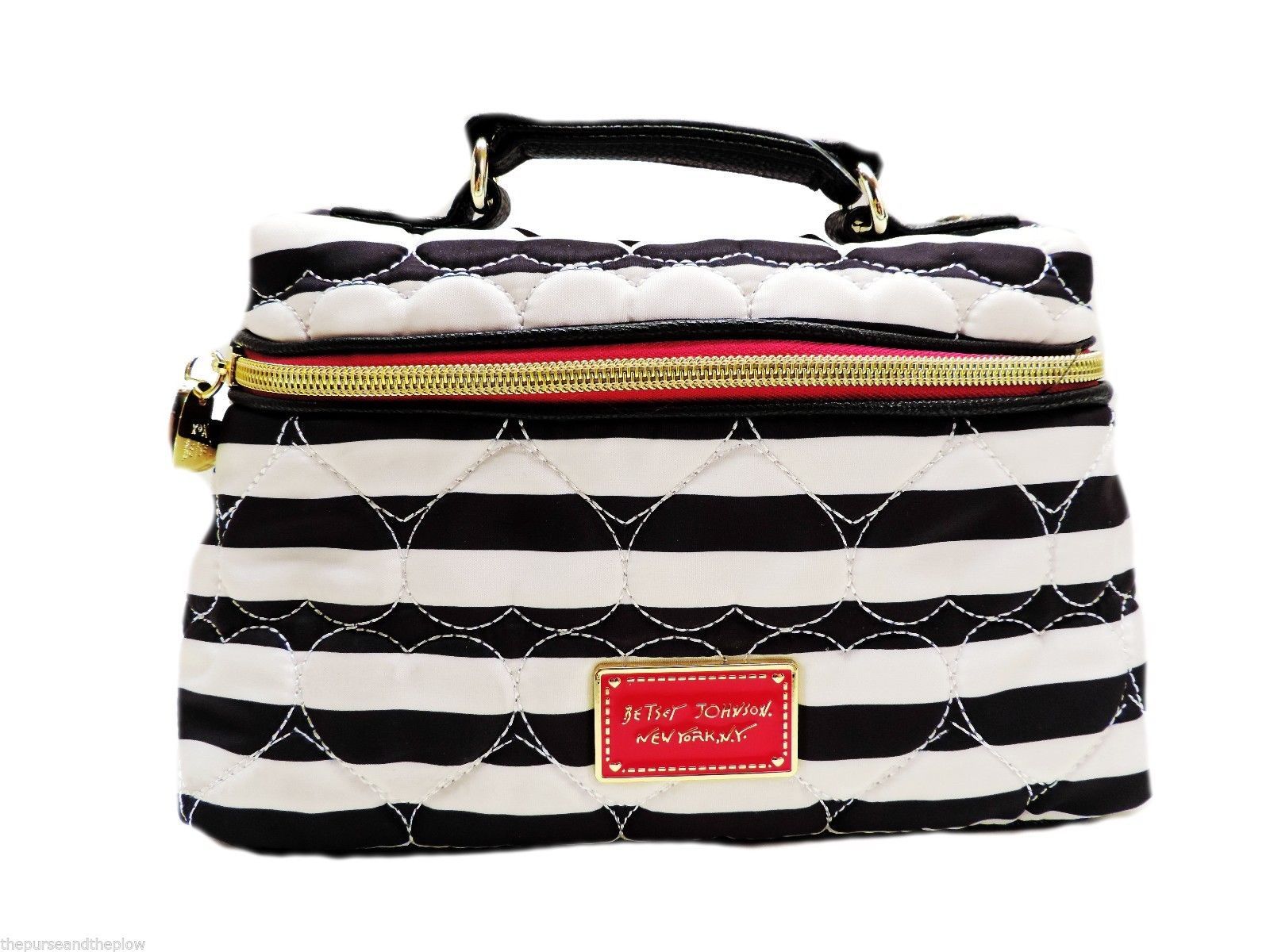 Bolsas y estuches de maquillaje de tela Betsey Johnson