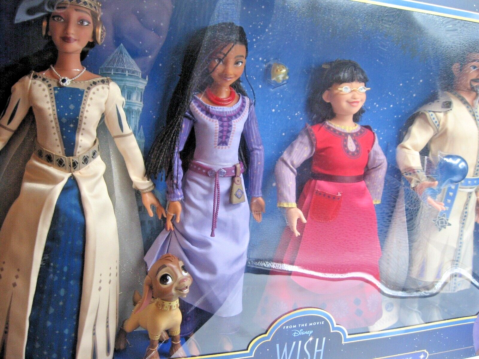 Disney Wish Doll Pack Gift Set Asha, Dahlia, Queen Amaya and