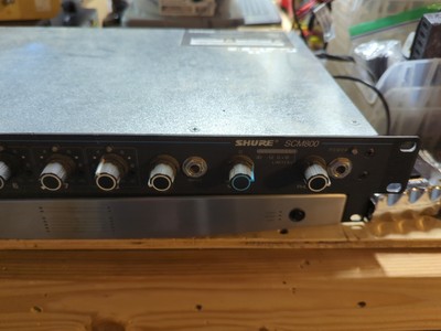 Shure SCM800 Rackmount Professional 8 Channel Microphone Mixer