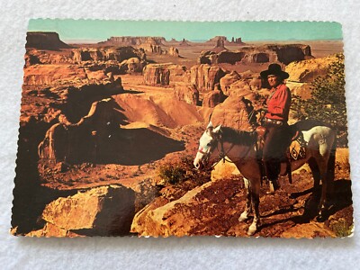 Monument Valley, the land without beginning or end Vintage Postcard