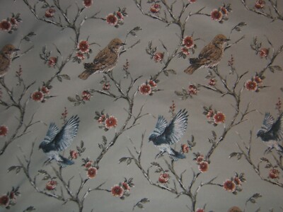 Brunschwig & Fils, Song Birds, Vintage, Embroidered Design, BTY, Color Multi