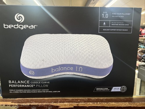 Bedgear Balance Cuddle Curve Performance Pillow Support Pillow Sz 1.0 BGP02491P