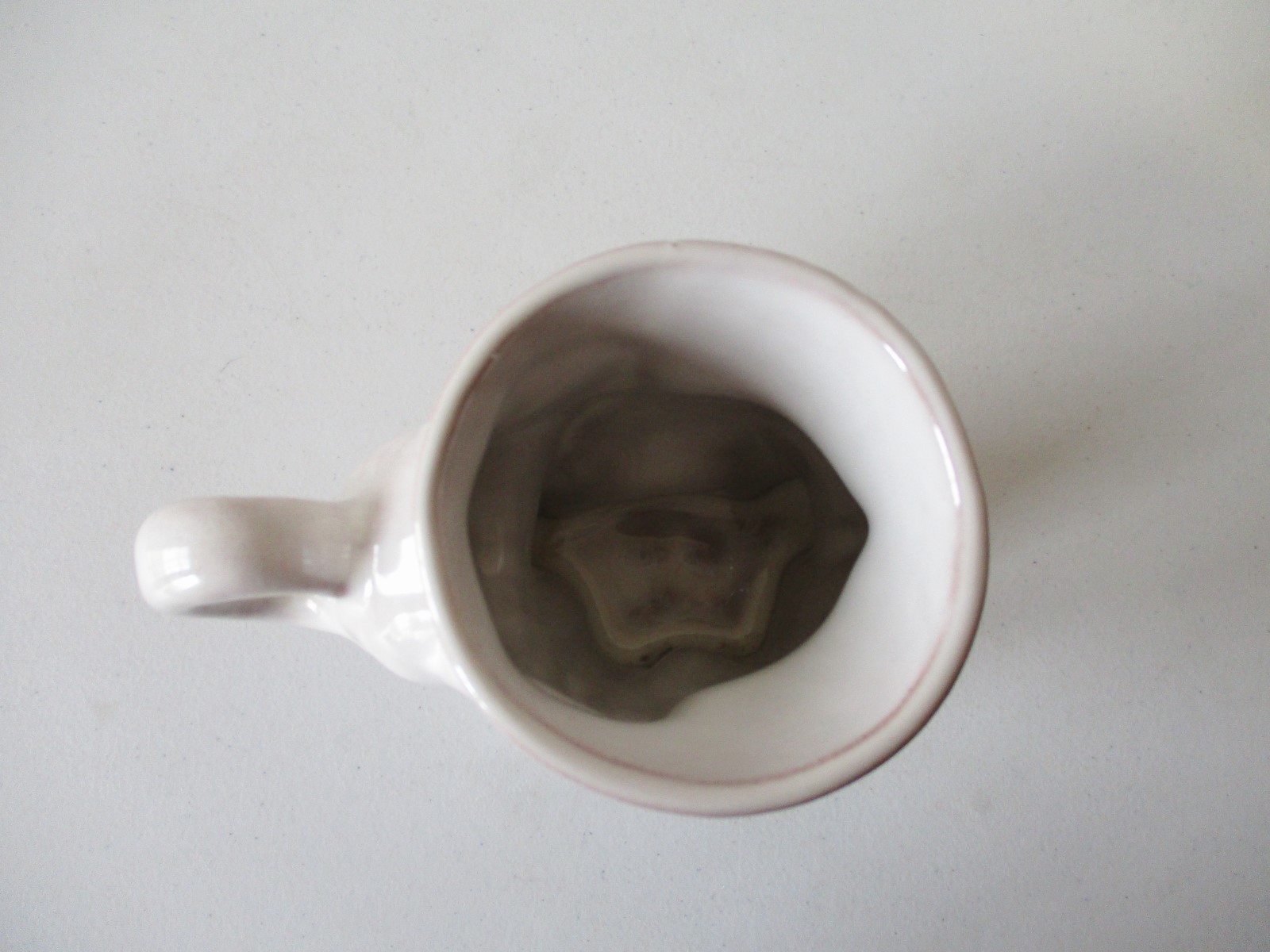 1968 Frankoma GOP Political Elephant Mug White