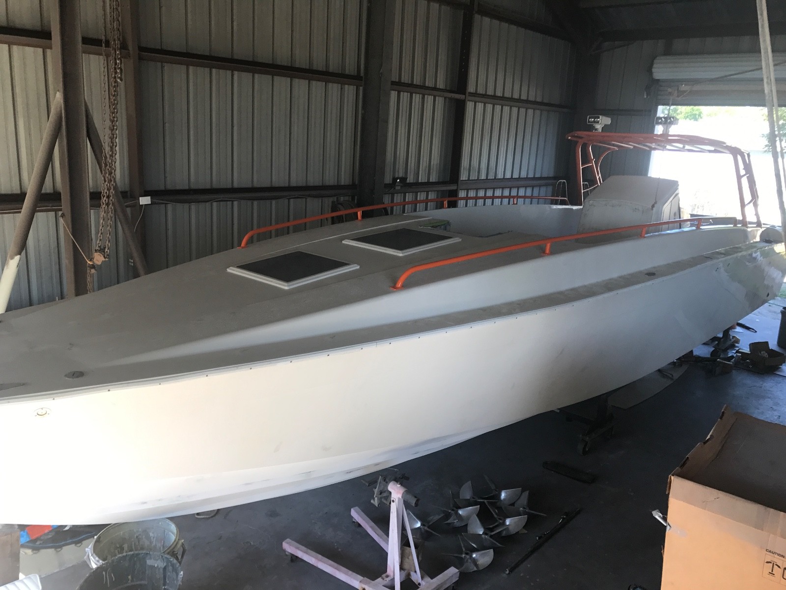 42' Zero Tolerance Offshore Center Console Fishing Boat. Unfinished since new !!