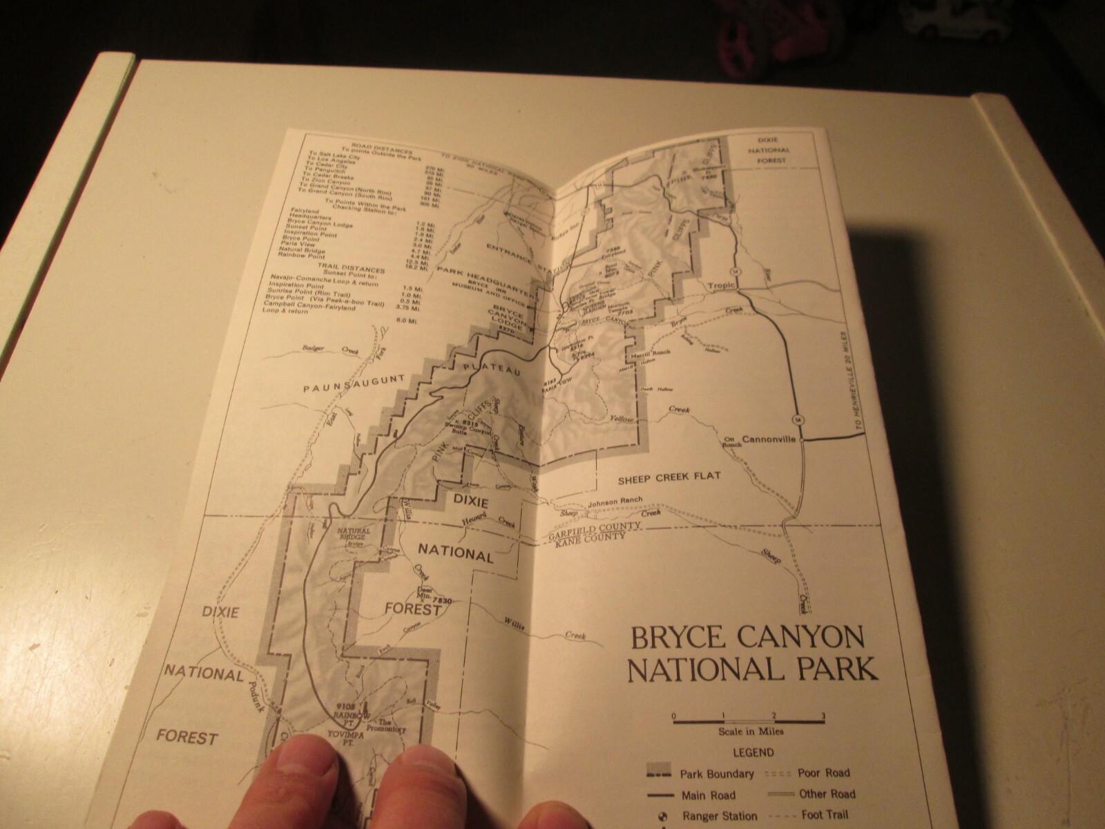 Vintage 1958 Bryce Canyon National Park Brochure Utah 30th Anniversary