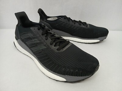 Adidas Men's Solar Boost 19 Running Shoes EF 1413 Black Gray Sz 11.5