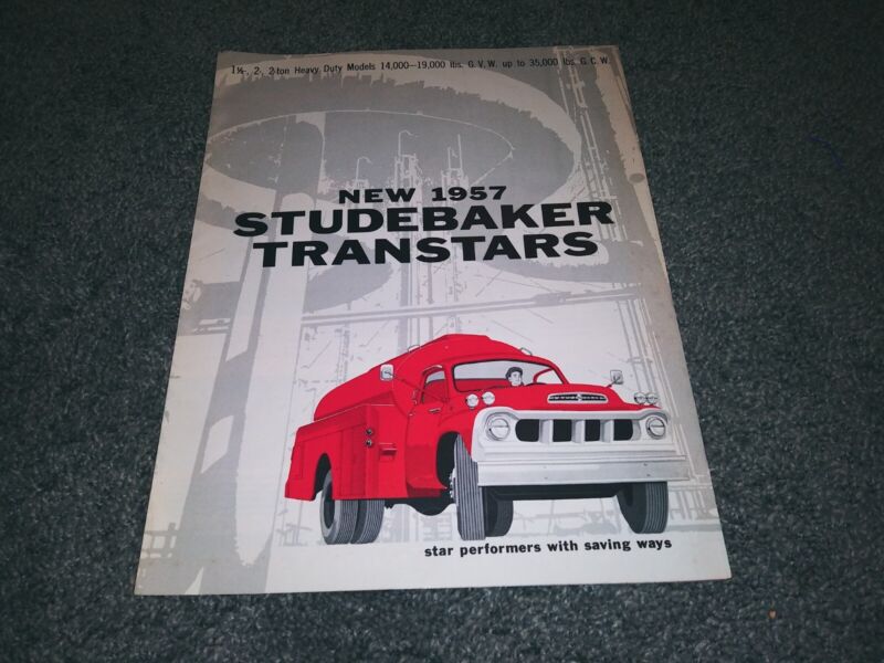 1957 Studebaker Transtars Trucks Sales Brochure