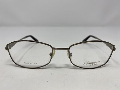Safilo Emozioni Italy EM 4262 PP1 54-19-135 Brown Full Rim Eyeglasses Frame BD39