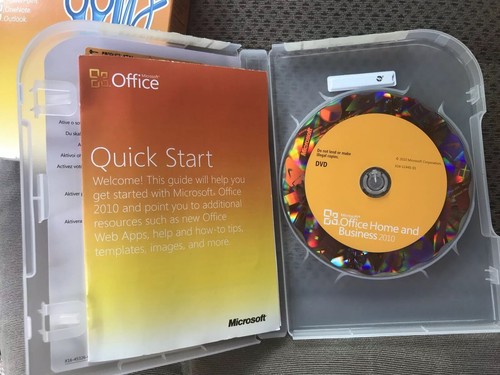 Microsoft Office Home and Business 2010 - CD - GENUINE