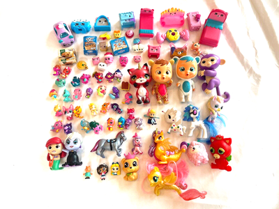 Lot Toy Figures Disney Hatchimals Shopkins Real Littles Pop Tart