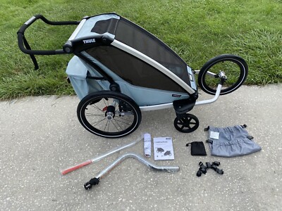 Thule Chariot Cross 1 Stroller Bike Trailer Running multisport ez release wheels