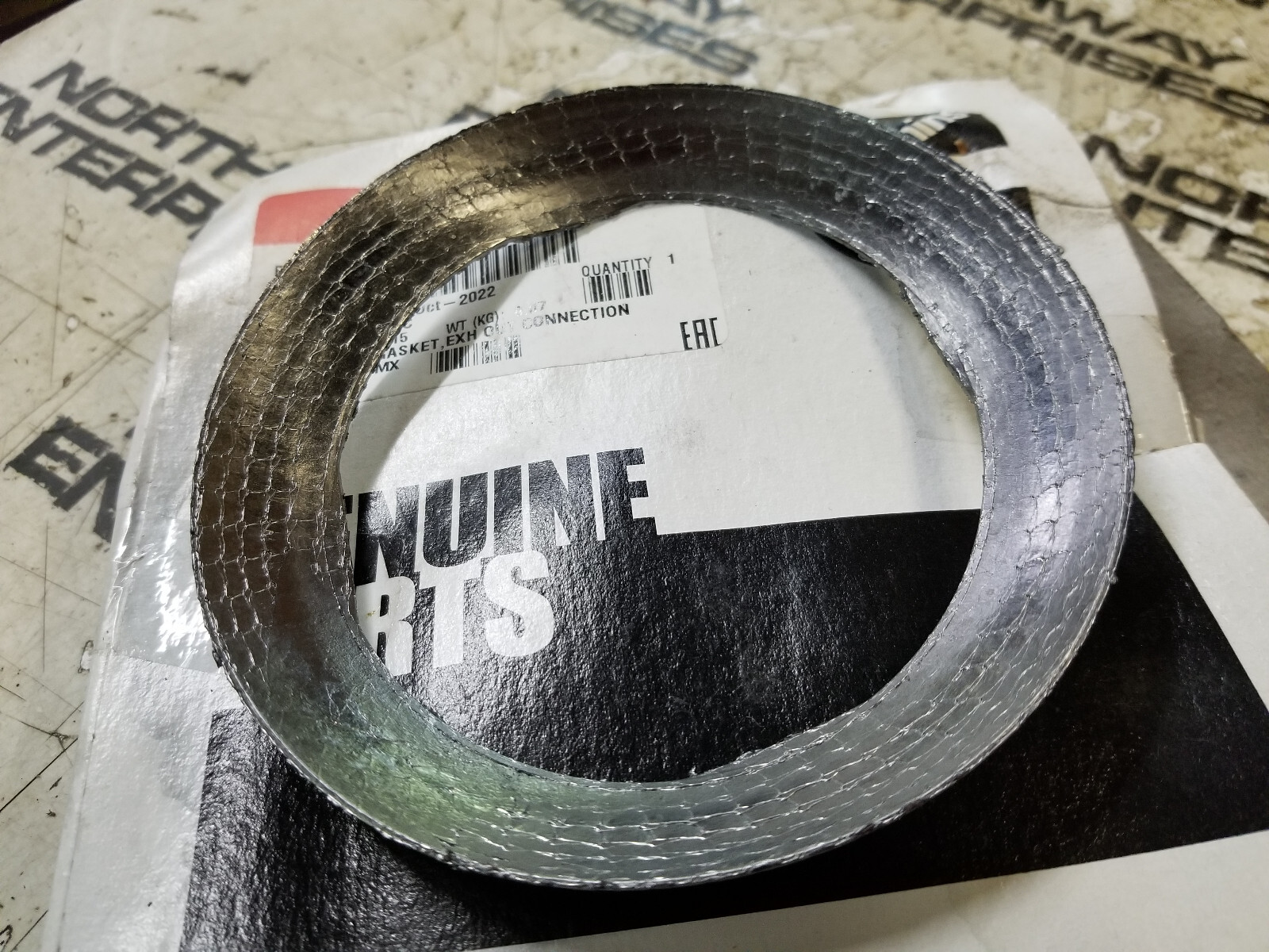 2880214 CUMMINS Exhaust Outlet Connection Gasket EPA13 Automotive 15 liter ISX/Q - Picture 2 of 3