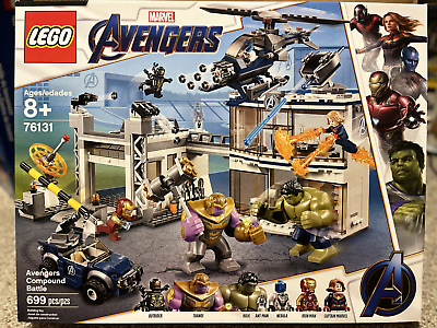 Lego Marvel Avengers Compound Battle 76131 RETIRED SET NEW FACTORY SEALED  BOX