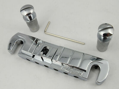 Wilkinson GTB Wraparound Bridge Tailpiece Stoptail Guitar For LP Guitar Chrome