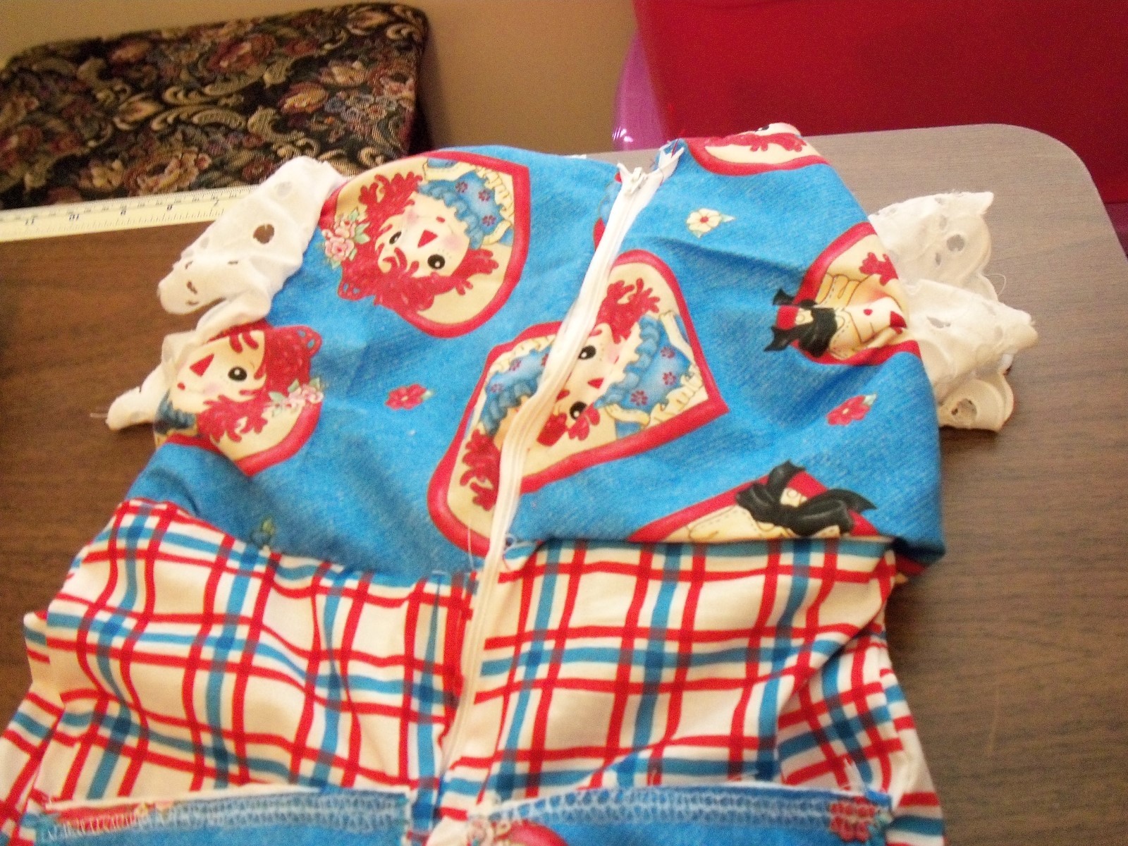 Girls' Raggedy Ann and Andy brand Romper size 4