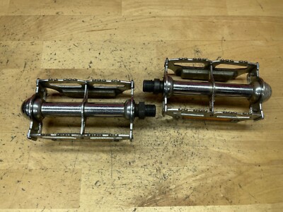 Vintage MKS #33 Flat Pedals Klunker Cruiser Leveling Japan Fuji 9/16