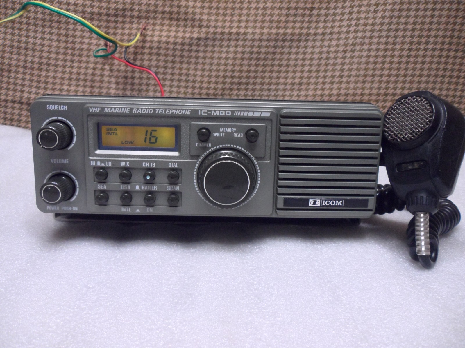 Icom VHF Marine Transceiver IC-M80 - Tested & Works | eBay
