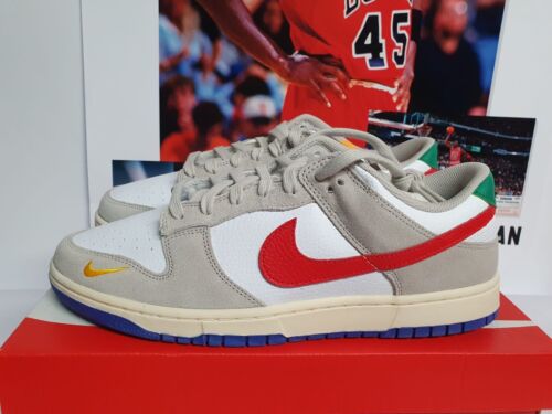 NIKE Dunk Low レッド/ホワイト/ブラック 8 Nike Dunk Low (GS) Size7Y/WMNS 8.5 Sail/Black-Black-Chile