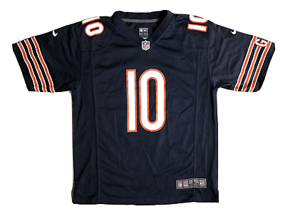 Nike Chicago Bears No10 Mitchell Trubisky Green Youth Stitched NFL Limited 2015 Salute to Service Jersey