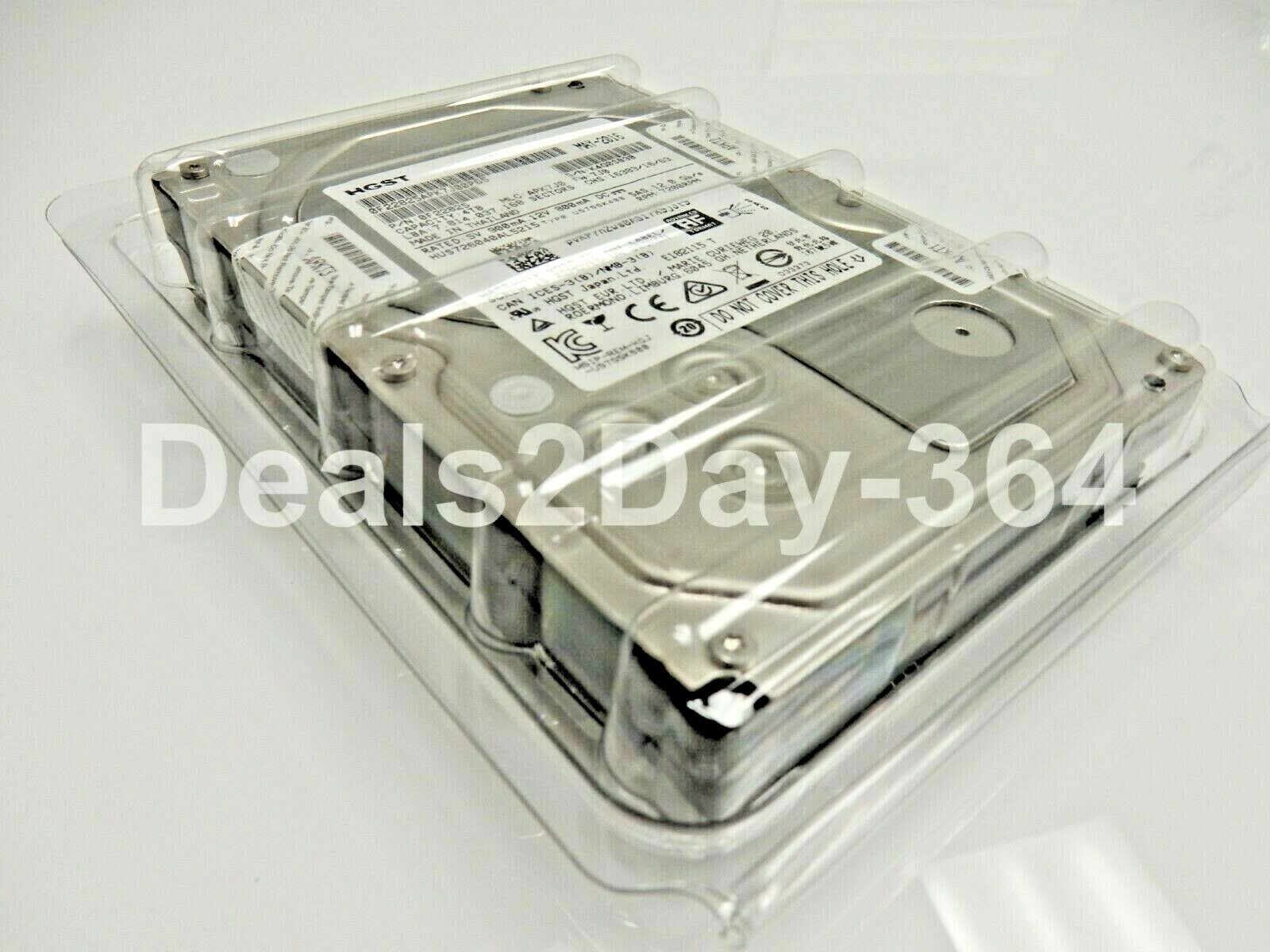 [625]　HGST　4TB　✕　2個　SET HGST HDD 4TB ほぼ新品