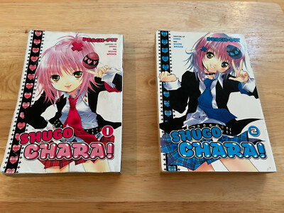 Shugo Chara! Peach Pit Manga Lot of  Books #1 and #2