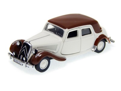 Citroen Traction 15 Six Avant White Brown SIKU 1471 1:55 1:64 3 Toy Car Model