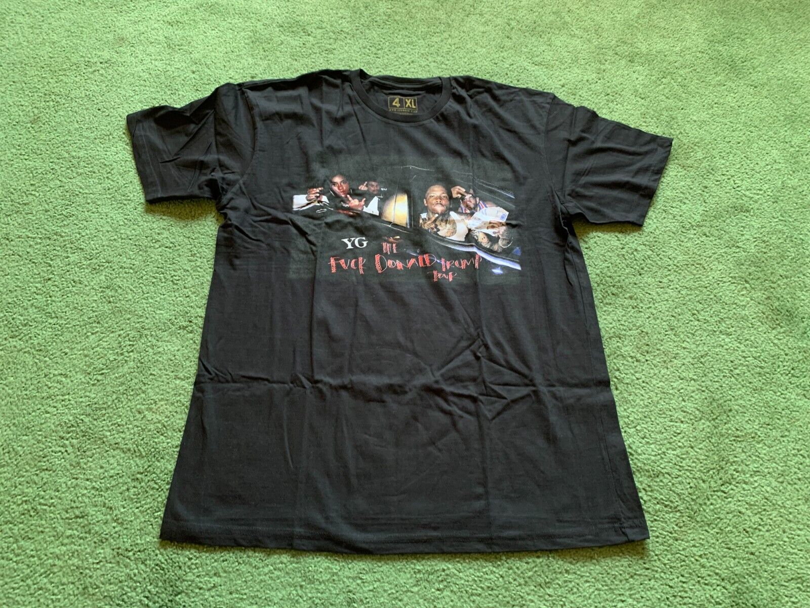 MEN'S 4HUNNID 400 YG RAPPER THE F**K DONALD TRUMP TOUR TEE T-SHIRT SIZE M NEW | eBay MEN'S 4HUNNID 400 YG RAPPER THE F**K DONALD TRUMP TOUR TEE T-SHIRT SIZE M NEW | eBay