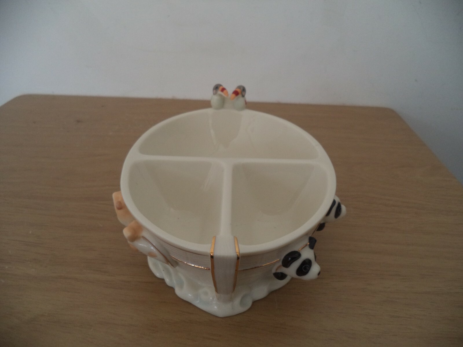 Lenox NOAH'S ARK Child's Divided Bowl ONLY