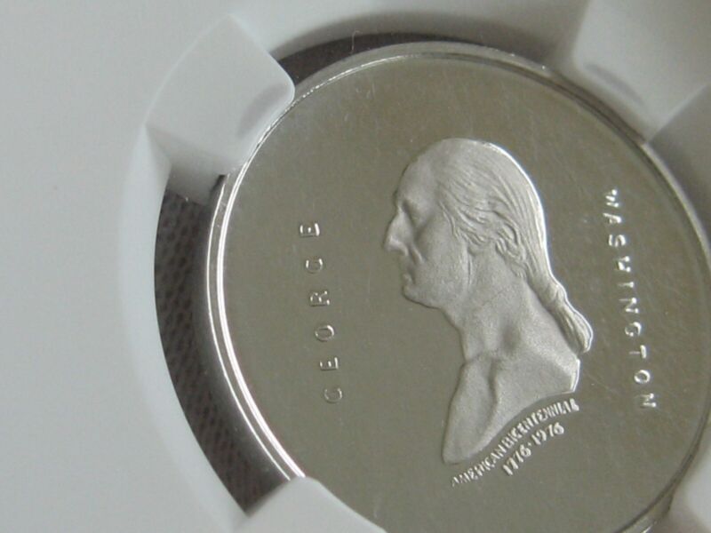 1976 George Washington Platinum Medal, NGC PF 66 UCAM!  Low mintage, very rare!