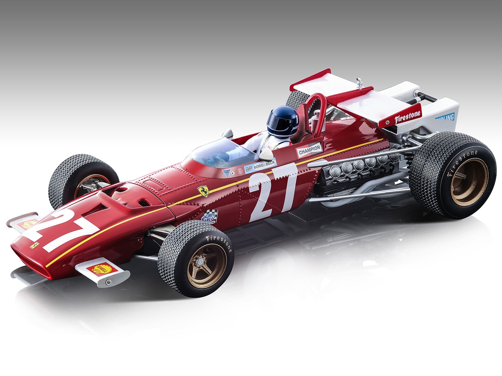 FERRARI 312B #27 ICKX FORMULA ONE BELGIAN GP (1970) 1/18 FERRARI 312B #27 ICKX FORMULA ONE BELGIAN GP (1970) 1/18