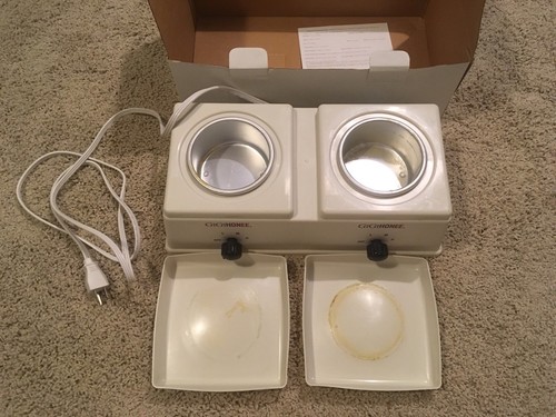 Gigi Double Wax Warmer Pot Lot For Hair Removal