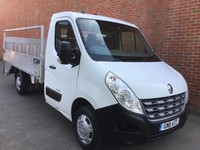 Renault master drop side beaver tail 12 m mot just serviced wide body