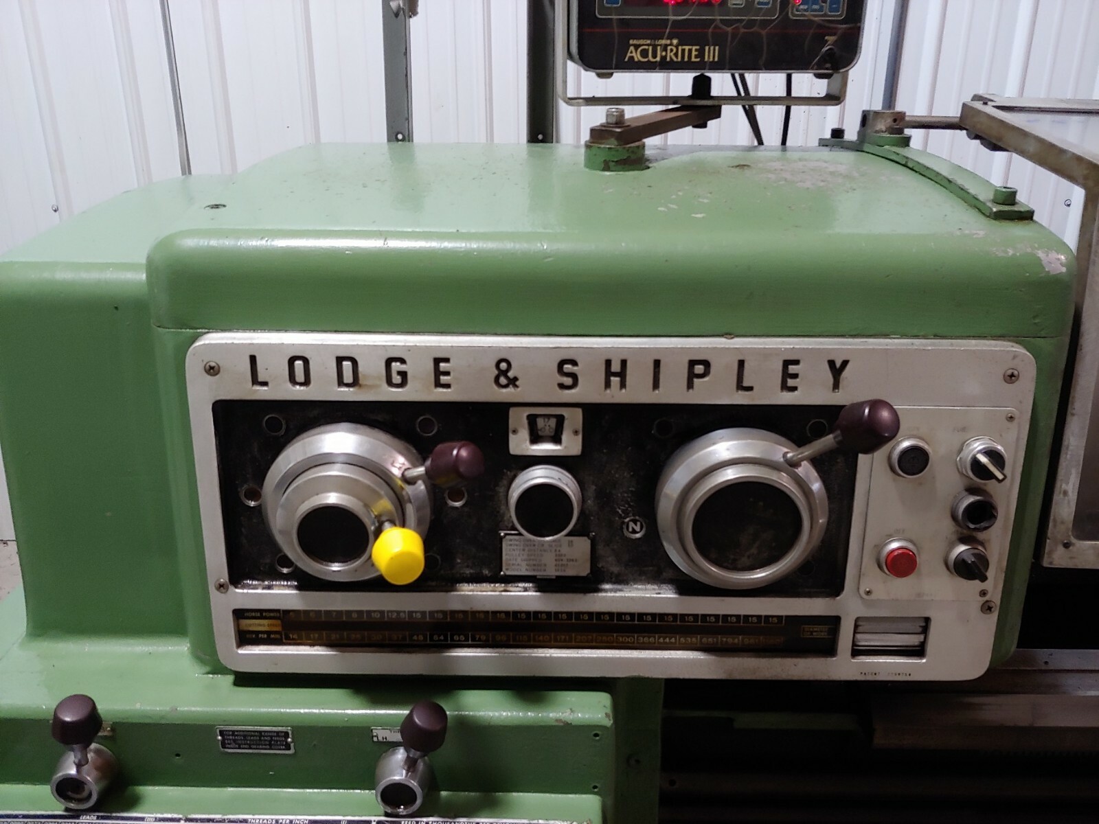 Lodge & Shipley Engine Lathe
