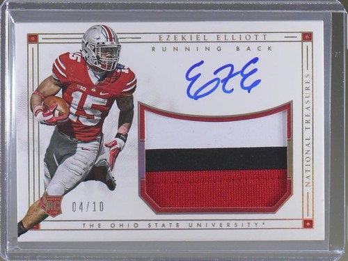 2016 Panini National Treasures Collegiate Ezekiel Elliott #205