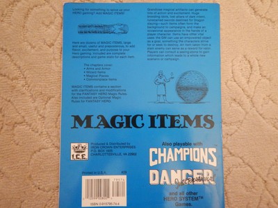 Magic Items: A Magical Supplement, 1987