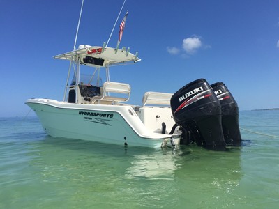 27' Hydra-Sports Custom with 2010 225 Suzuki 4 strokes
