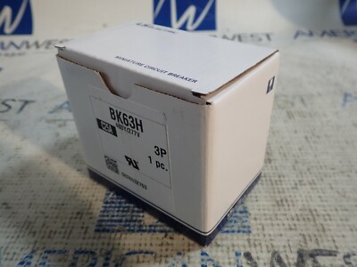 25 AMP 3 Pole 480 Volt UL1077 C25A BK63H Din Rail Breaker NEW LS ELECTRIC