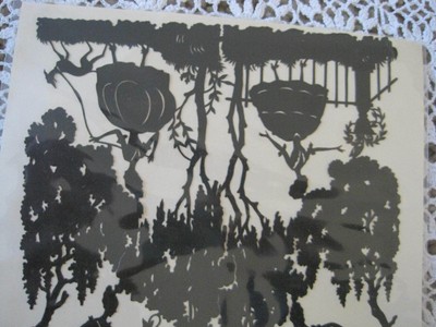 Silhouettes on Paper Antique 7.5