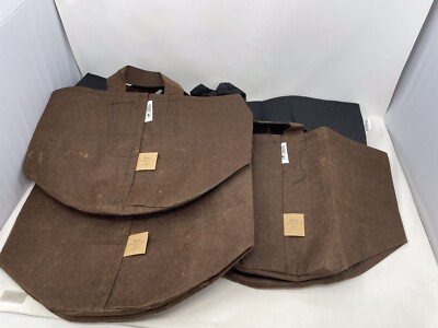 4 New Root Pouches 10 Gal 7 Gal And Two 5 Gal Fabric Grow Bags With Handles