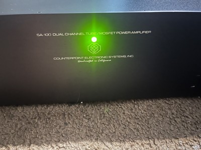Counterpoint Electronic Systems  SA-100 Dual Channel Tube/Mosfet Power Amplifier
