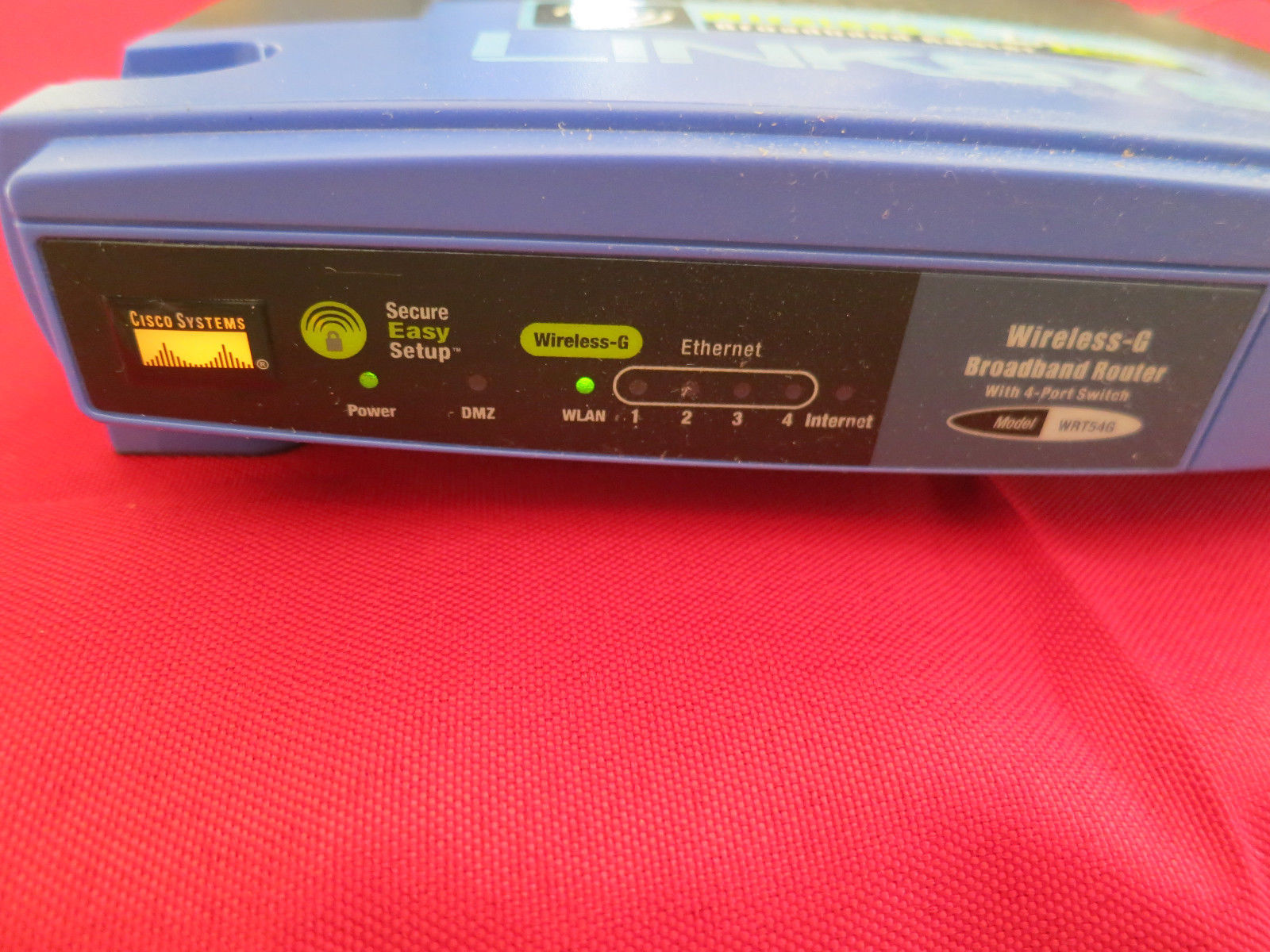 Linksys Wireless-G Broadband WiFi Router 2.4GHz Model# WRT54G v5