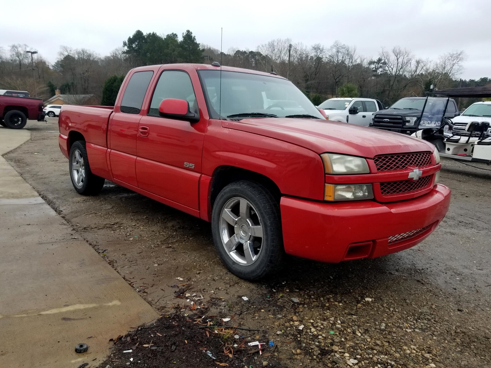2004 Chevrolet Silverado Ss Ext Cab Ss Awd 6.0 Loaded 121693 Miles Red