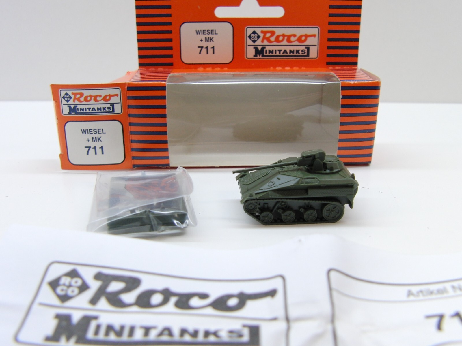 Roco minitanks H0 711 Wiesel + MK, 1:87, NEU in OVP #25285