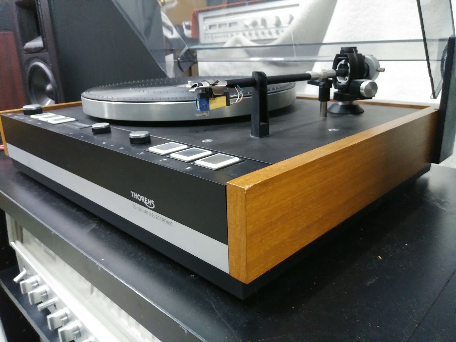 Thorens TD-126  MKII MK2 Turntable + Ortofon M20E Super & Stanton 681EEE. EXCL.