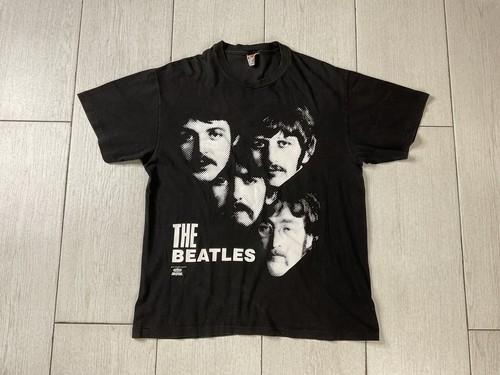 THE BEATLES ブラック Tシャツ 1991年 HANES アメリカ製 THE BEATLES ブラック Tシャツ 1991年 HANES アメリカ製