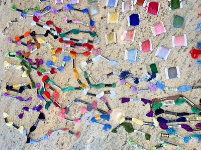 DMC ANCHOR Needlepoint Cross Stitch Yarn Embroidery Floss Thread Skein LOT