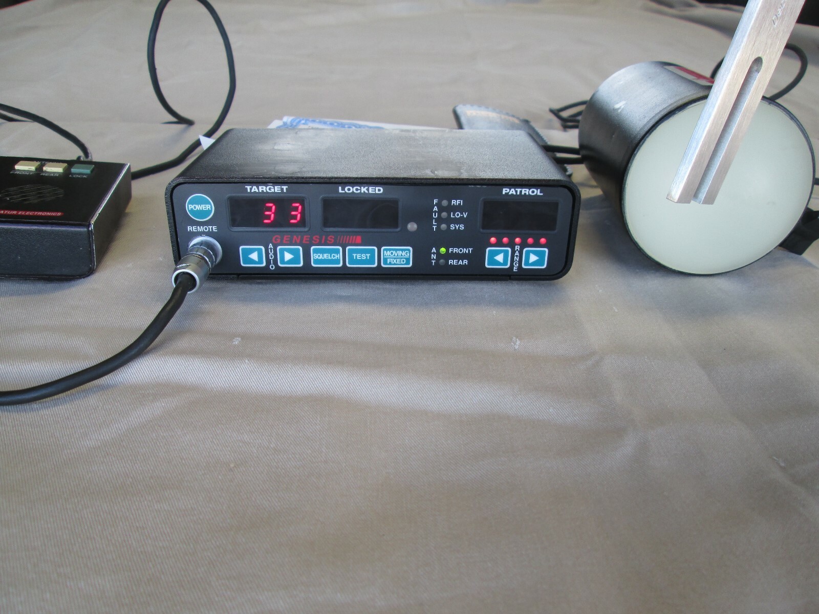 Decatur-Genesis I Police Radar-K Band-Remote, Ant, certified tuning fork-Nice!