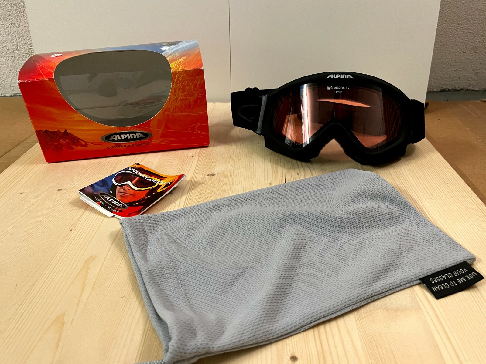 Alpina Quattroflex E-Rotic Skibrille Snowboardbrille