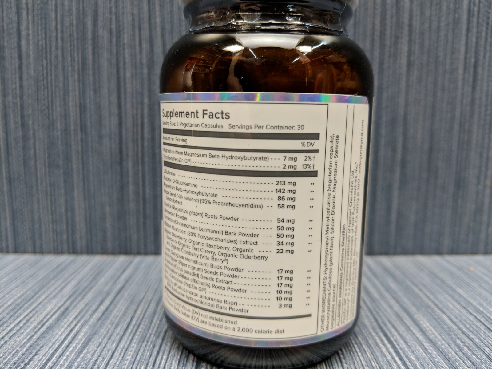 Total Restore Dr Gundry MD 90 Capsules Dietary Supplement Gut Lining Healing