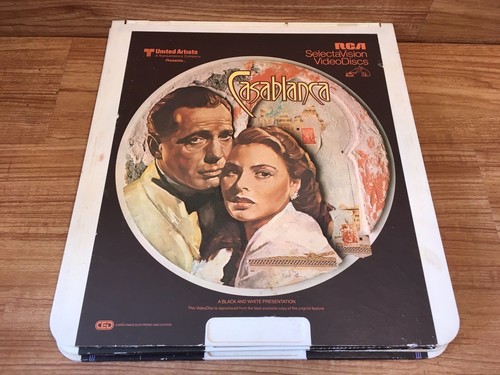 RCA Selectavision Video Disc (Lot of 14) Beatles, Airplane, Casablanca, Pryor